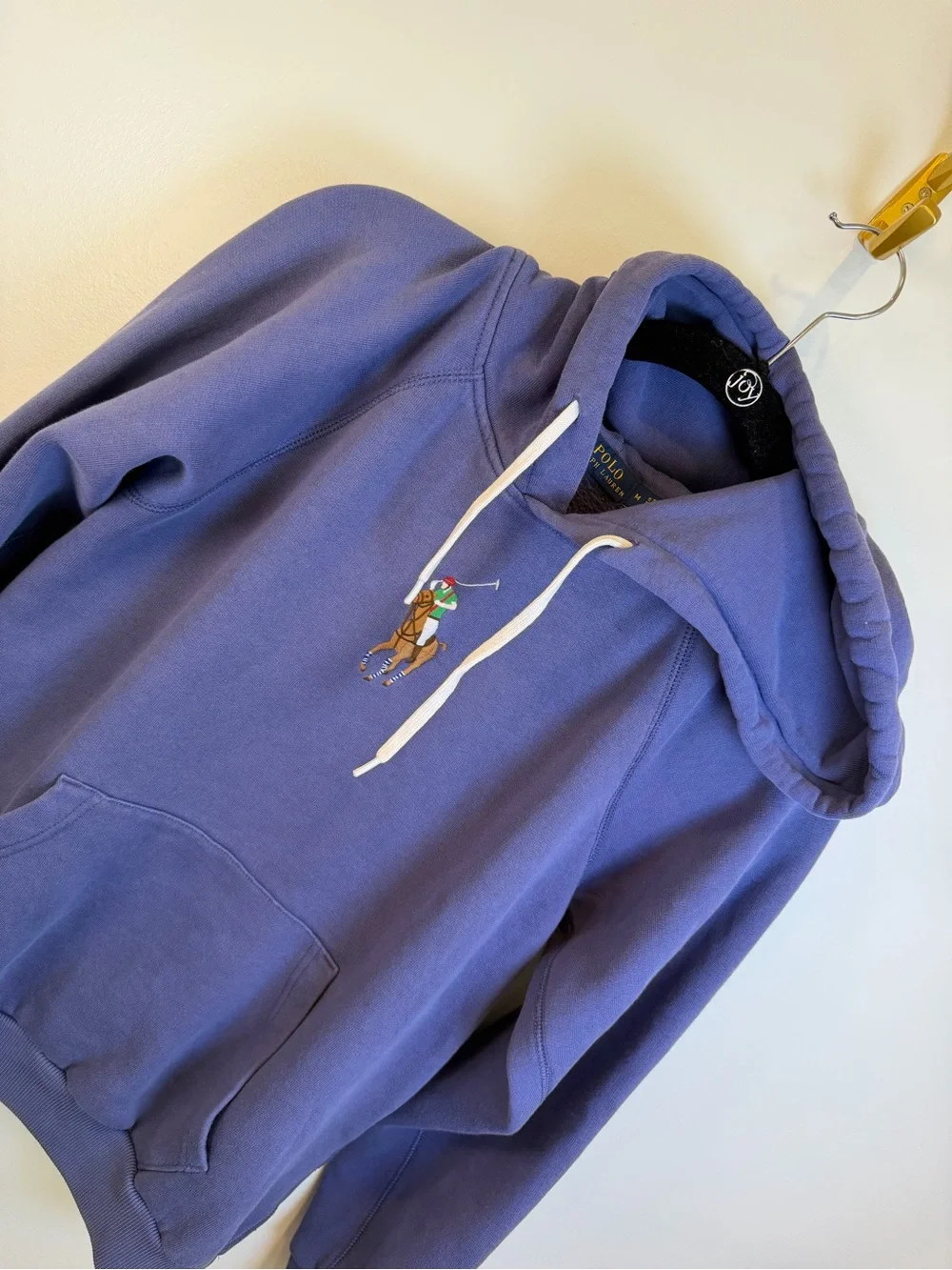 Polo Ralph Lauren Sweatshirt Hoodie Kids Med Blue Big Pony Luxury Preppy Boys